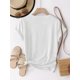 thumbnail image 3 of Women'S "It Is What It Is" Letter Print T-Shirt, Casual Crew Neck, Medium Stretch, Knit Fabric, Regular Fit, Short Sleeve Tee with Applique Detail, 3 of 4
