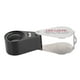 thumbnail image 5 of Lupa de lente de lupa de joyero plegable con aumento de 10X-21 mm con luz LED blanca y UV, 5 of 8