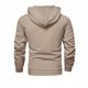 thumbnail image 3 of MHFRRA Sudadera con Capucha Informal para Hombre, Moderna, Cómoda, de Mezcla Suave, de Manga Larga, para Uso Diario Caqui, 3 of 3