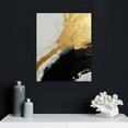thumbnail image 4 of COMIO Black and Gold Abstract Canvas Wall Art Gold Foil Abstract Canvas Painting Black Gold Grey Abstract Wall Art for Home Decor Grey and Gold Artwork Black and White Grey Abstract Art, 4 of 4