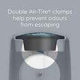 thumbnail image 4 of Diaper Genie Elite Diaper Pail, White, Foot Pedal, Air-Tite® Clamps, Carbon Filter, 4 of 9