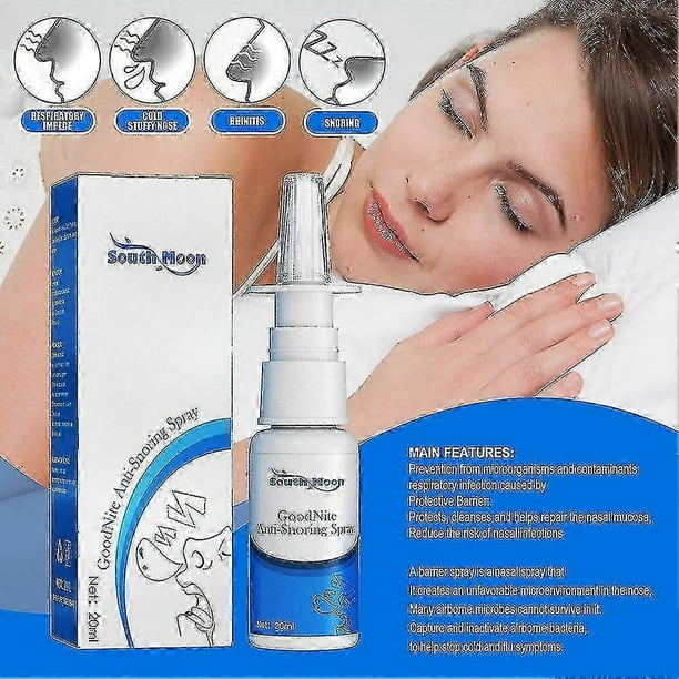 South moon Anti-snoring Spray Nasal Easy To Use Long-lasting Formula Stop Snoring Solution