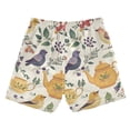 thumbnail image 7 of FORMRS Boys Swim Trunks Quick Dry Mesh Liner Boardshorts Sizes XS-XL, Birds and Teapots, 7 of 7