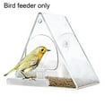 thumbnail image 2 of Cheers US Window Bird House Feeder for Wild Birds with Sliding Seed Holder and Extra Strong Suction Cups. Large Bird feeders Birdhouse Shape Fits for Cardinals, Finches, Chickadees etc., 2 of 7
