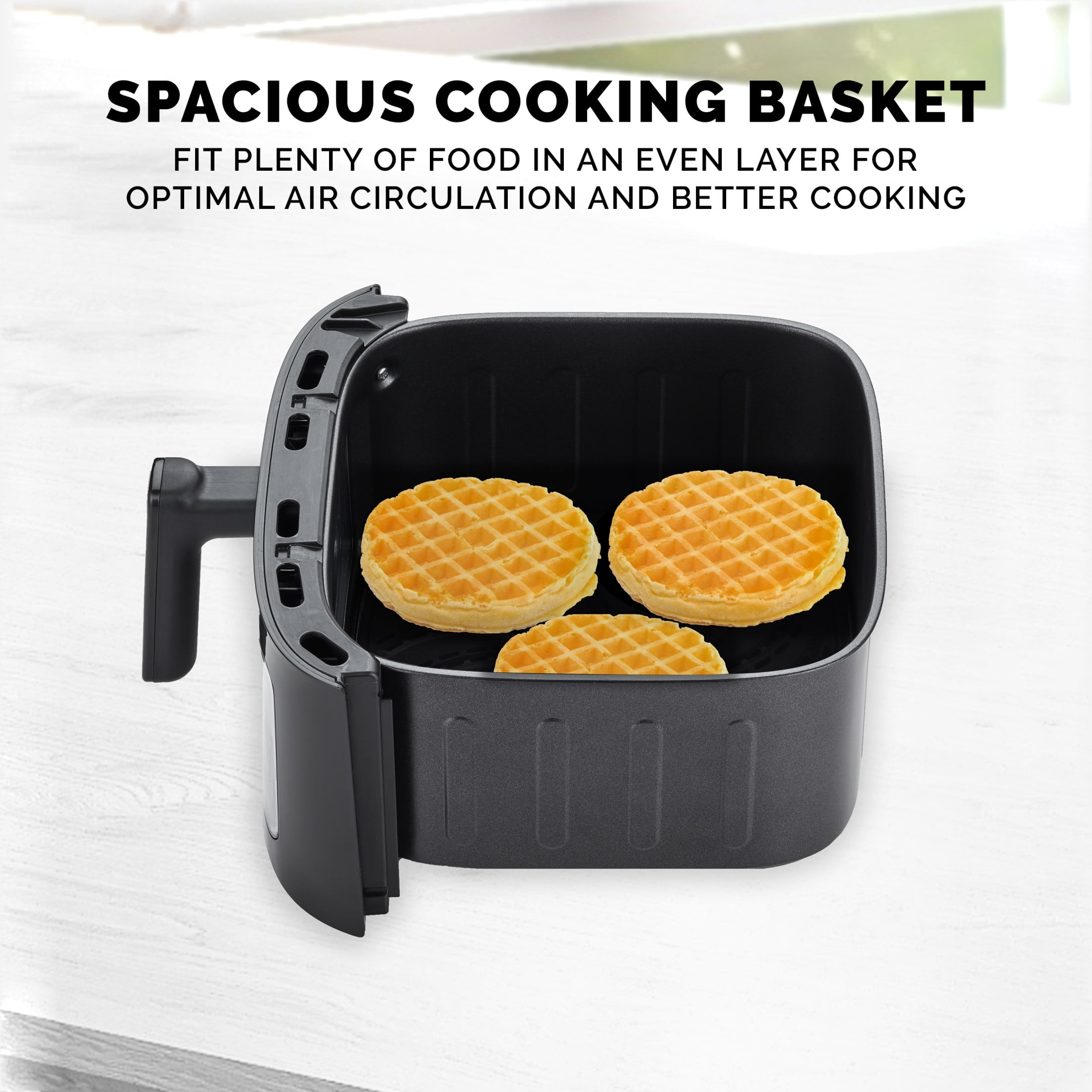 Kalorik air fryer food arrangement single layer
