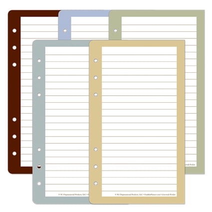 Franklin Covey Pocket - Pocket Color Wide Lined Pages