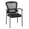 thumbnail image 1 of Scranton & Co Chaise d'Invité pour Visiteurs en Noir et Titane, 1 of 1