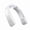 Pearl White★Cooling sensation, variant on Professional Dual-Core Semiconductor Neck Fan, Wearable Personal Air Conditioner with ICE Conductive Technology, High-Torque Precision Cooling Engine with LCD Logic Display