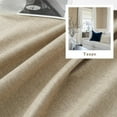 thumbnail image 2 of Extra Long Curtains 108 Inch for Bedroom 2 Panels Set - Back Tab/Rod Pocket Blackout Thermal Insulated Room Darkening Curtains for Living Room (52 x 108 Inches, 2 Panels,Taupe,9ft), 2 of 16