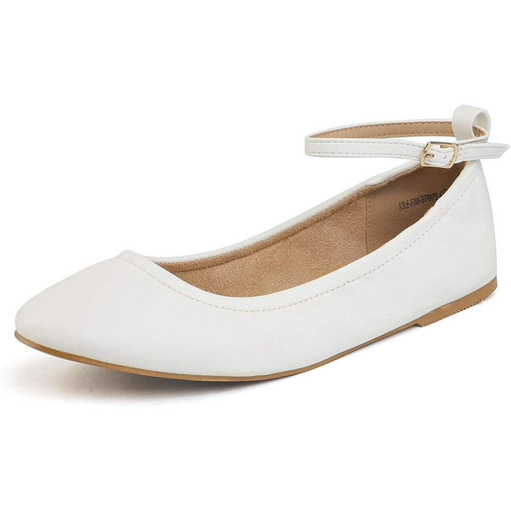 Dream Pairs - DREAM PAIRS Women's Fashion Ankle Strap Flat Shoes