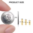 thumbnail image 2 of TSOMEI Strong Magnets Small, Rare Earth Magnets Neodymium Magnets for Whiteboard, Office and Fridge, Round Disc Magnets, 3 Sizes Mighty Magnets, Gold, 2 of 7