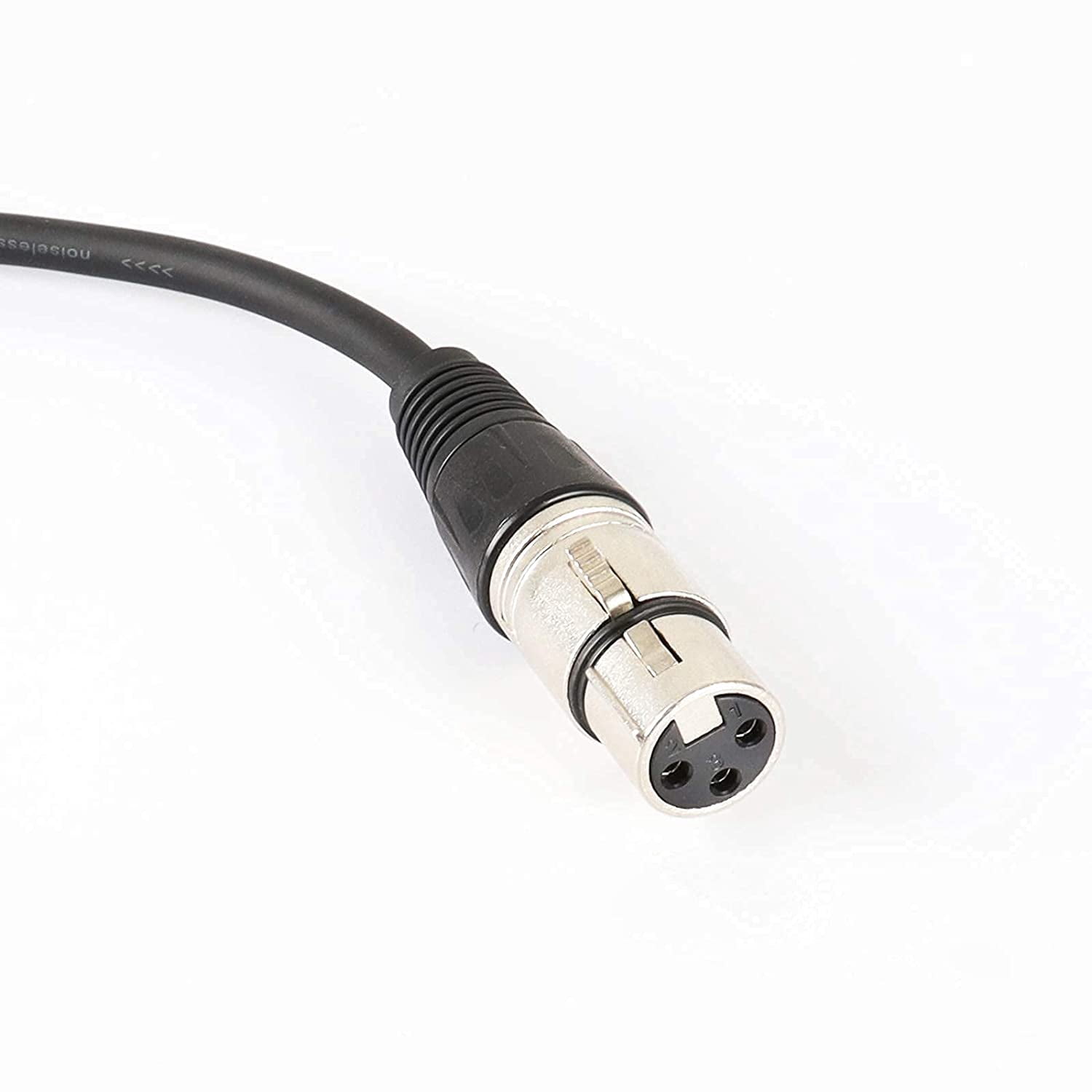 10FT Pack of 2 SpeakOn to XLR Cable - 10 Feet Audio Jack Speak-On Male to 3 Pole XLR Female Extension Wire - Pro DJ PA Gig Stage Microphone Mic 3 Pin Connection Wiring with Twist Lock (2 Packs)