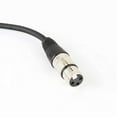 thumbnail image 5 of Pack of 1 SpeakOn to XLR Cable 10 Feet - 1pc Pro Microphone Audio Jack Speak-On Male Type Plug to 3 Pole XLR Female Extension Wire - 10ft. Pro Stage Mic 3 Pin Connection Wiring with Twist Lock, 5 of 7