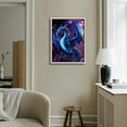 thumbnail image 2 of Nawypu  Dragon Decor Wall Art Blue Space Galaxy Pictures Dragon Canvas Prints Painting Modern Home Framed Artwork for Bedroom Living Room, 2 of 4