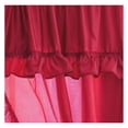 thumbnail image 4 of Stoneberry Home Ruffled Window Curtain Set Polyester Burgundy, 4 of 6