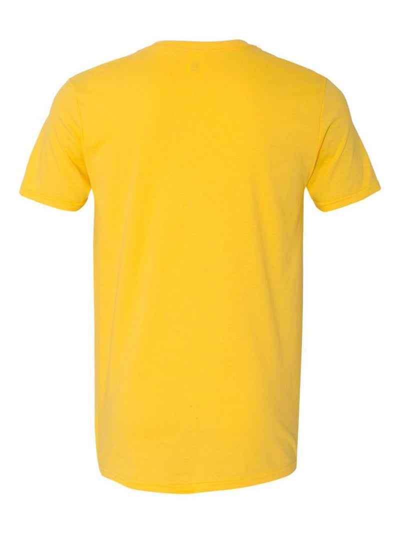 Gildan Softstyle Short Sleeve T-Shirt 64000 in Daisy Yellow, Size