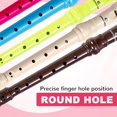 thumbnail image 4 of CONJURER Soprano Recorder Instrument for Kids Students German Fingering 8 Hole Flute ABS Soprano Recorder for Beginners with Clea, 4 of 7