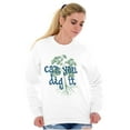 thumbnail image 4 of Gardener Can You Dig Gardening Humor Women Plus Size Crewneck Sweatshirt Brisco Brands 5X, 4 of 5