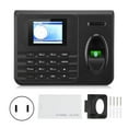 thumbnail image 2 of Access Control System, Time Attendance Machine with Biometrics Fingerprint Recognition, Color Screen Check In Out Reminder for Employee Management, Time Clocks for Employees, 2 of 7