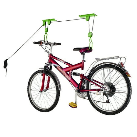 Bike Lane Bicycle Garage Storage Lift Bike Hoist 100LB Capacity Heavy