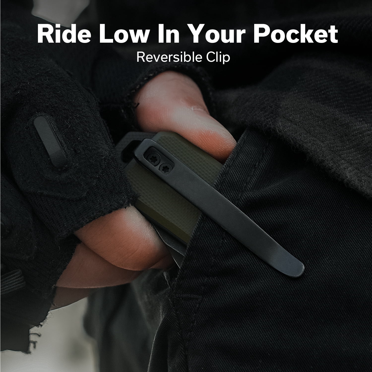 CIVIVI Neurohaptic Pocket Folding Knife with 3.74'' Nitro-V Blade G10 Handle, Reversible Clip, Gift for Men Women C23080-3