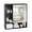 Black, variant on Costway Bathroom Mirror Cabinet with 2 Hidden Storage Shelves, 3 Open Storage Compartments Walnut