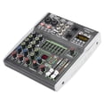 thumbnail image 2 of 4/6 Channel Input Mixing Console 48V 99 DSP Effect Bluetooth DJ Mixer USB PC Play Record Podcast Sound Table AM-AX4, 2 of 6