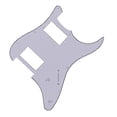 thumbnail image 4 of 2 Orificios para , 2 Capas, de Púas de Guitarra, Placa de Rasguño para Guitarra Eléctrica, Color Blanco SM SunniMix Guitarra eléctrica Pickguard, 4 of 7