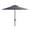 Navy/White, variant on SAFAVIEH Outdoor Collection Athens 11-Foot Round Crank Umbrella Navy/White