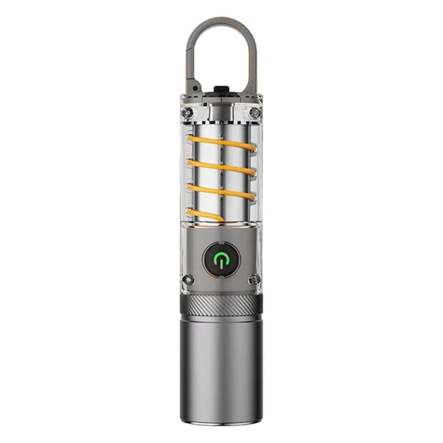 Linternas portátiles Llavero, Antorcha de mano Senderismo Luces de flash 5 modos, Luces de trabajo para mochilero Coche Garaje Tienda Supervivencia
