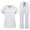 White, variant on New Clinical Scrubs Top Pants Set Uniforme Mujer Doctor Nurse Surgical Uniforms Woman Beauty Salon Work Wear Nursing Set
