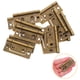 thumbnail image 4 of 12 piezas Bisagras de puertas de la puerta del pilotador Bisagra del obturador Bisagras de muebles vintage Bisagra de puertas antiguas para el gabinete de ventanas de puertas, 4 of 7