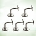 thumbnail image 4 of Handrail Bracket Silver 5Pack 2.4x3.9in Stainless Steel, 4 of 9