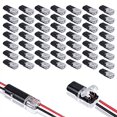 thumbnail image 2 of 50PCS Double-Wire Plug-in Connector with Locking Buckle,Pluggable Connectors 2 Pin 2 Way mk6489, 2 of 6