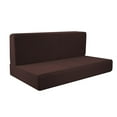thumbnail image 2 of 2 fundas para asientos de RV, fundas de cojín, mesa de comedor extensible fácil de instalar para RV marrón oscuro, 2 of 8