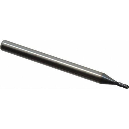 

Niagara Cutter 3/64 Diam 1/8 LOC 4 Flute Solid Carbide Ball End Mill TiAlN Finish Single End 1-1/2 OAL 1/8 Shank Diam Spiral Flute