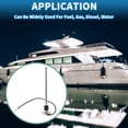 thumbnail image 2 of Unique Bargains Fuel Sending Unit and Gauge Kit 12.8" Length Boat Fuel Sending Unit Marine Fuel Sender Unit Metal Silver Tone Black 1 Set 0-190 Ohm, 2 of 6
