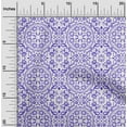 thumbnail image 2 of oneOone Rayon Purple Fabric Asian Block Floral Sewing Craft Projects Fabric Prints By Yard 56 Inch Wide, 2 of 4