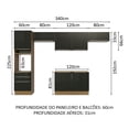 thumbnail image 3 of Cocina Integral Completa Modular Madesa Lux 340cm MN 01, 3 of 11