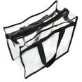 thumbnail image 3 of Qenwkxz Women's Clear Stadium Tote Bag, Clear, 3 of 8