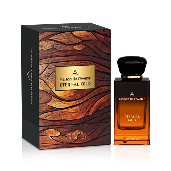 Maison de l'Avenir, Eternal Oud, Aura Collection Eau de Parfum, Unisex Fragrance, 3.4 Fl Oz Spray