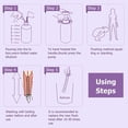 thumbnail image 5 of Irrigador vaginal de 300 ml - Kit de limpieza vaginal con irrigador anal, 3 cabezales de boquilla - Enema de presión manual reutilizable, regalo de limpieza de colon femenino (300 ml/10,1 oz), 5 of 5