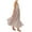 Khaki, variant on Pimfylm Women's Striped Back Smocked Maxi Dress Sexy Spaghetti Strap Cut Out Flowy Swing Long Dress Coffee, M