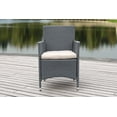 thumbnail image 7 of Safavieh Kendrick Outdoor Patio Wicker Chair, Set of 2 - Titanium/Sand, 7 of 7