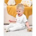 thumbnail image 3 of SANMIO Newborn Infant Baby Boy Clothes Summer Short Sleeve Romper and Pants Outfits Set 0 3 6 12 18 Months, 3 of 7