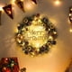 thumbnail image 4 of Decoraciones de Navidad Al Aire Libre la Corona de Navidad Decorada en Oro Pinaster Cones Es una Opción Ideal para Decorar Hoteles Familiares Y Vacaciones, 4 of 6