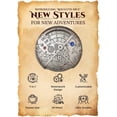 thumbnail image 2 of Dungeons and Dragons Dice Set, Hollow Metal 7-in-1 Roulette D&D DND Dice, 2 of 9