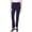 Navy, variant on Jones New York Womens High Rise Button Bootcut Pants