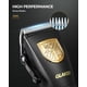 thumbnail image 4 of GLAKER Cortapelos para hombres profesional, cortapelos inalámbricos para corte de pelo, cortapelos para hombre y kit de recortadora para peluquero con pantalla LED 15 peines guía, 4 of 5