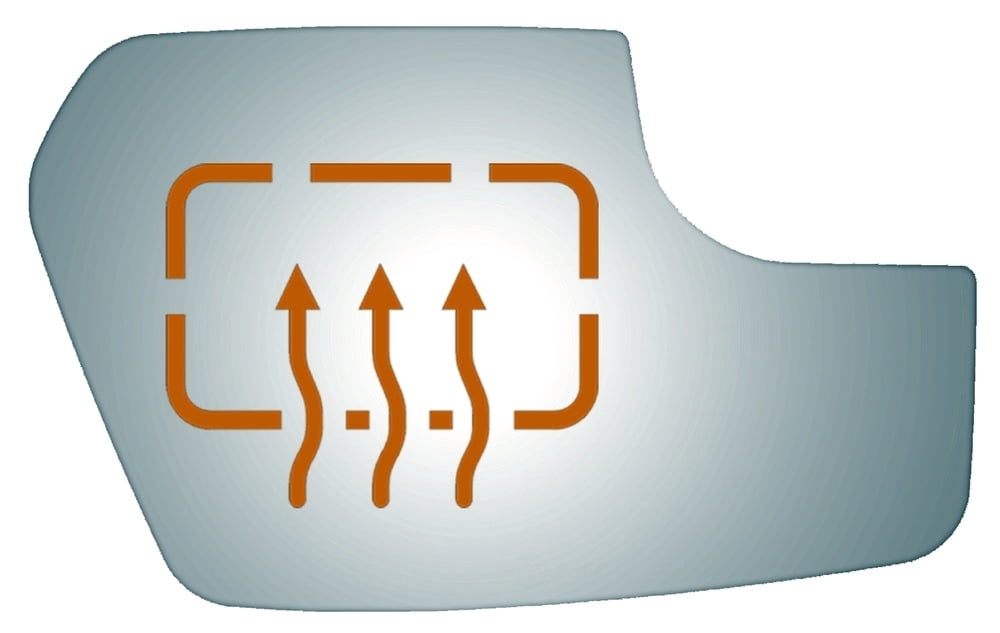 Burco Side View Mirror Replacement Glass - Clear Glass - 5427H